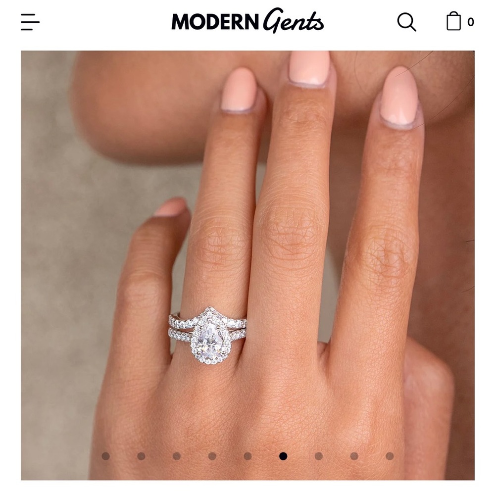 The Bliss Ring Set by Modern Gents - Size 6.5 - Picture 3 of 5